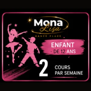 Enfants - de 12ans - 2 cours semaine
